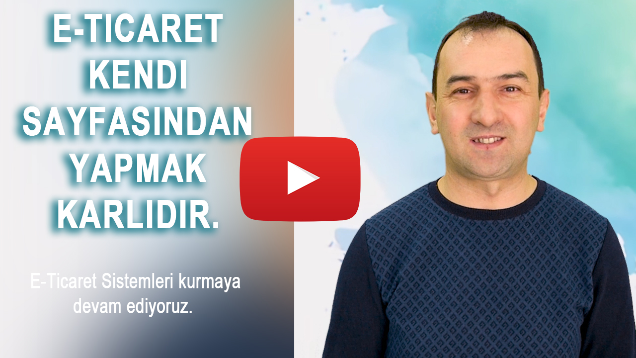 E-Ticaret Kendi sayfasından yapmak karlıdır.