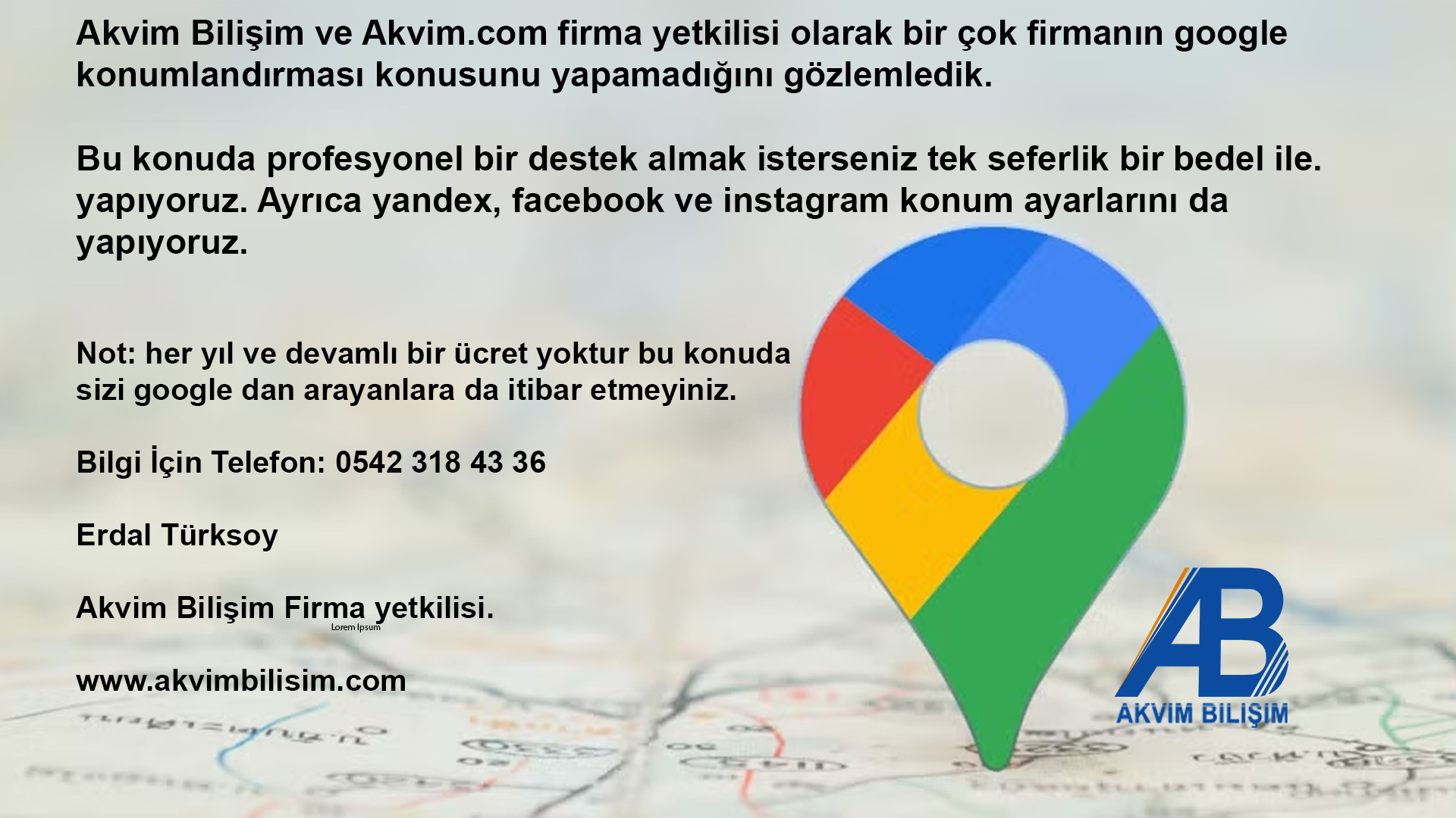 İşletmenizi Google Haritalar ile Görünür Kılın